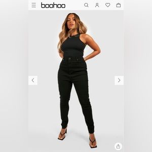 Boohoo Super High Waisted Skinny Jean